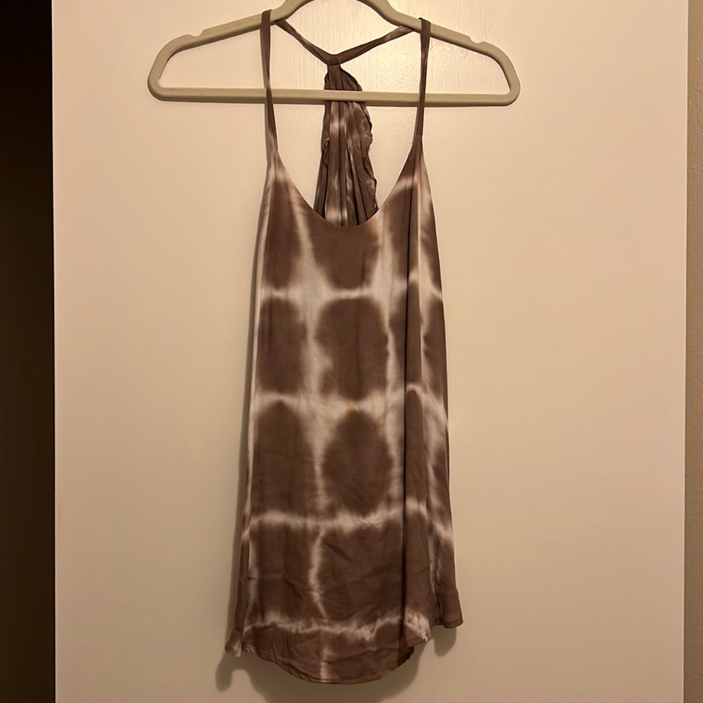 Young Fabulous and Broke tie dye top with open back